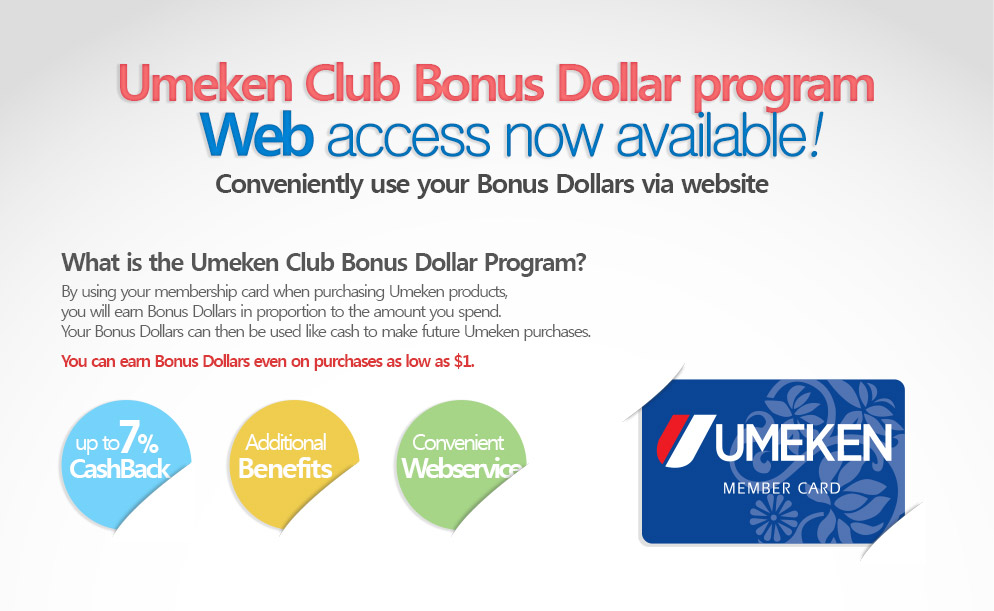 Umeken Club Bonus Dollar program